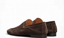 Loafer Maßschuhe aus Wildleder