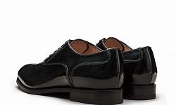 Schwarzer Oxford Schuh nach Maß