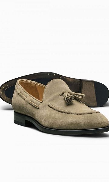 Wildleder Loafer Maßschuhe