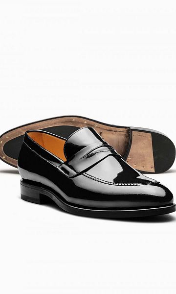 Lackleder Penny Loafer nach Maß