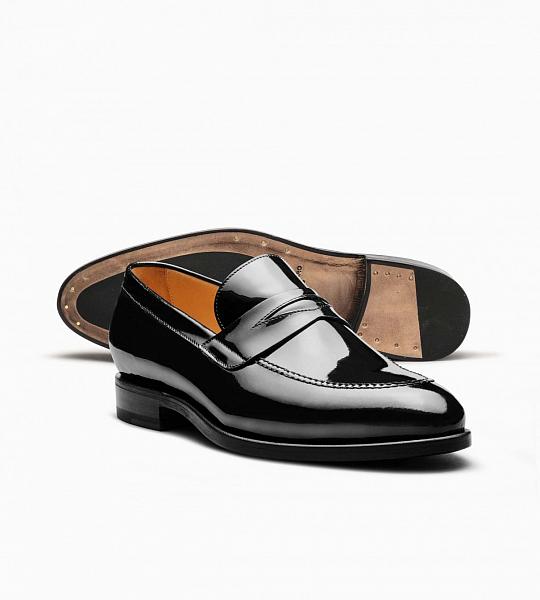 Lackleder Penny Loafer nach Maß