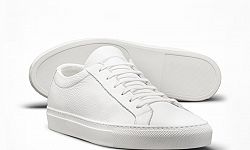 Sneakers grain calf white